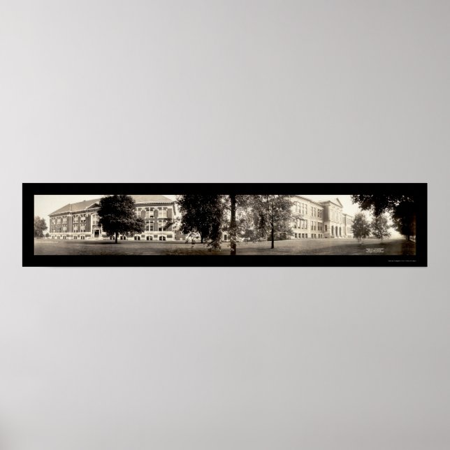 Póster Purdue South Campus Photo 1913 (Frente)