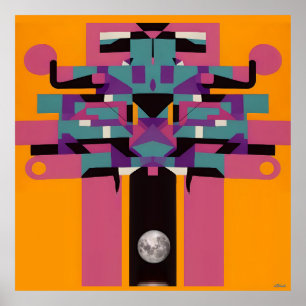 Póster Pure Demure - Ken Gage Surreal Art