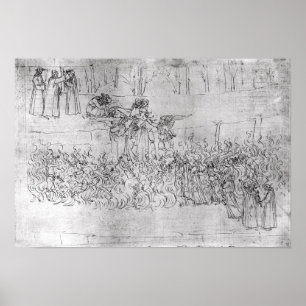 Póster Purgatorio, "de la comedia divina" por Dante