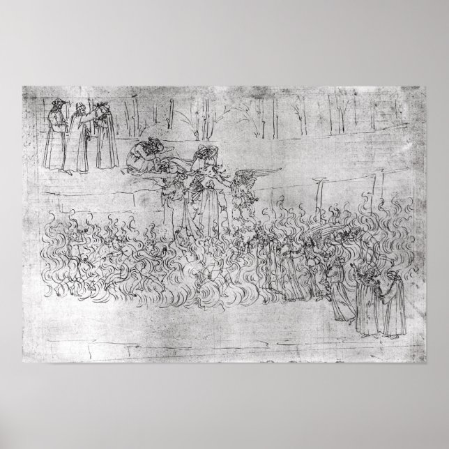 Póster Purgatorio, de 'La Divina Comedia' de Dante (Frente)