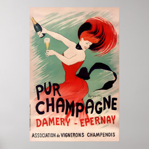 Póster Puro Champán - Cartel Vintage - Cartel de Cappiell