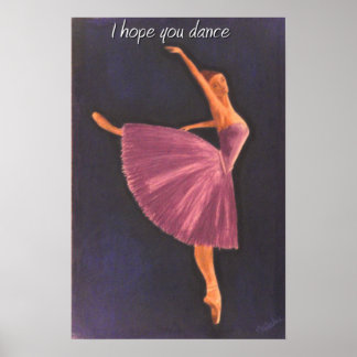Póster Purple Ballerina