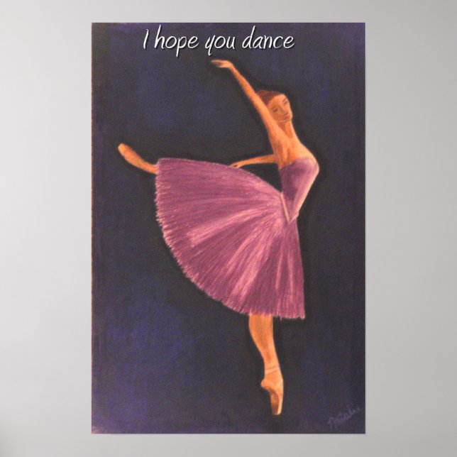 Póster Purple Ballerina (Frente)