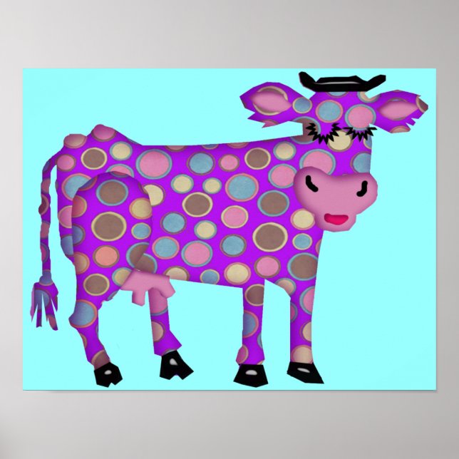 Póster Purple Cow (Frente)