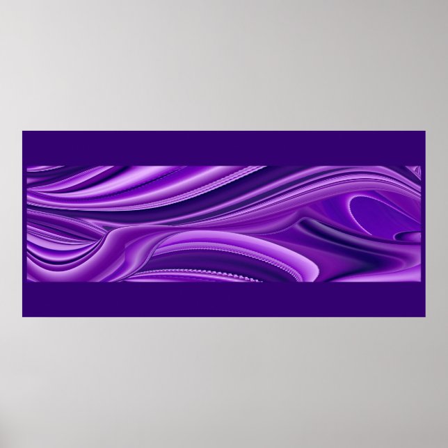 Póster Purple Dreams, Abstract Fantasy Rainbow Art (Frente)