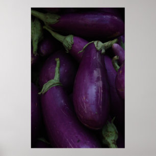 Póster purple eggplant