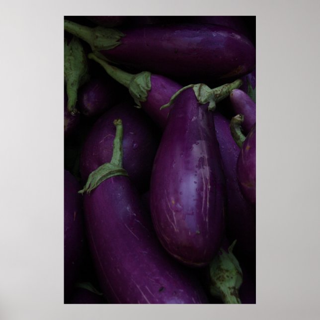 Póster purple eggplant (Frente)