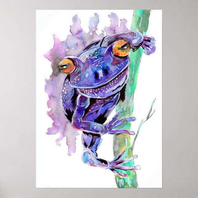 Póster Purple Frog (Frente)