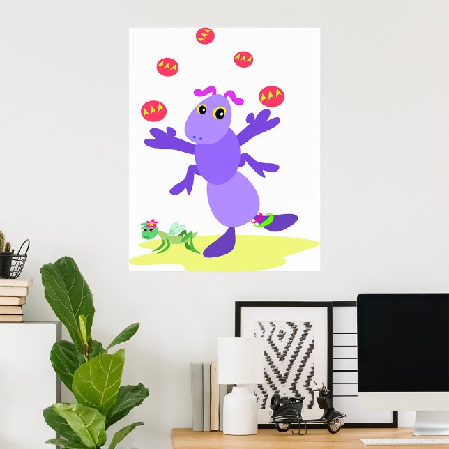 Póster Purple Grasshopper Juving Fun Crema (Subido por el creador)