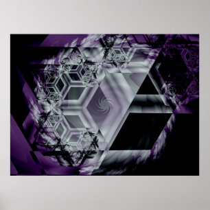 Póster Purple Hue Print