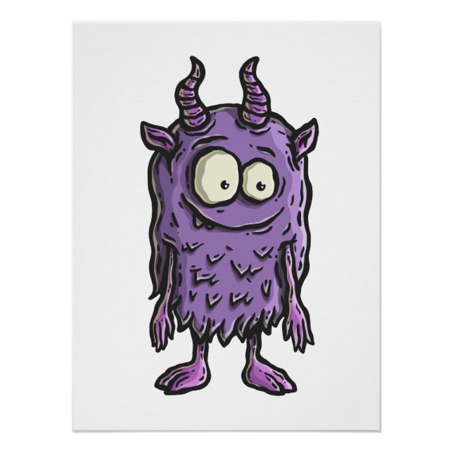 Póster Purple Monster (Anverso)