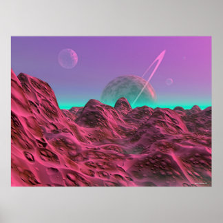 Póster Purple Moon