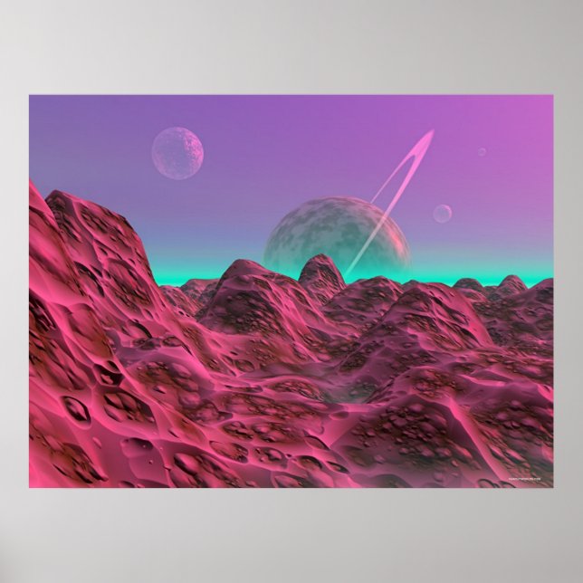 Póster Purple Moon (Frente)