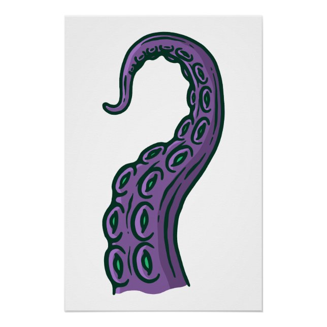 Póster Purple Tentacle (Anverso)