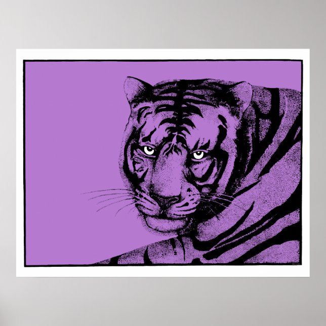 PÓSTER PURPLE TIGER (Frente)