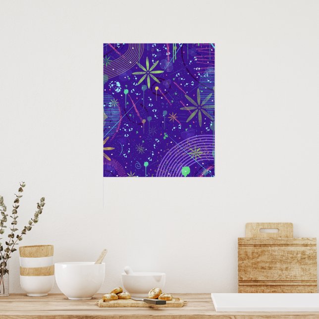 Póster Purple Twilight Party (Cocina)