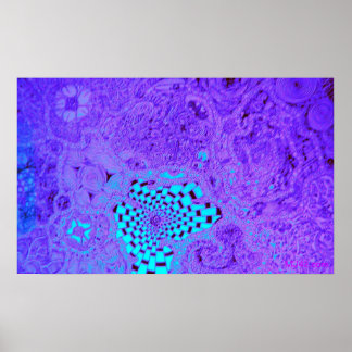 Póster Purple Vortex Maze