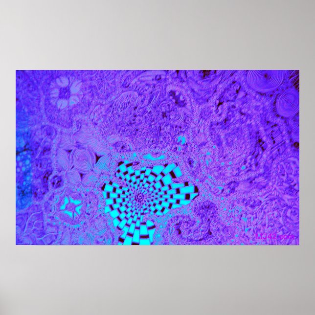 Póster Purple Vortex Maze (Frente)