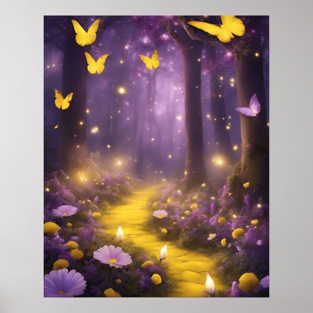PÓSTER PURPLE YELLOW (Frente)