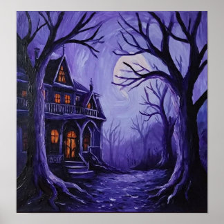 Póster PurpleHauntedHouse
