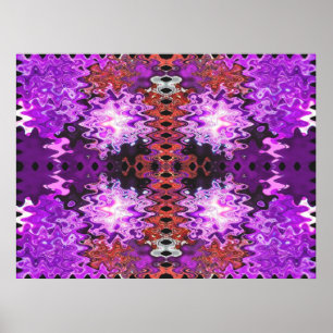 Póster púrpura espuma