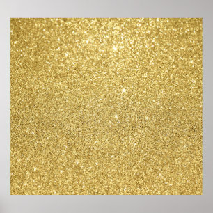 Póster Purpurina de oro, lujoso y brillante fondo.