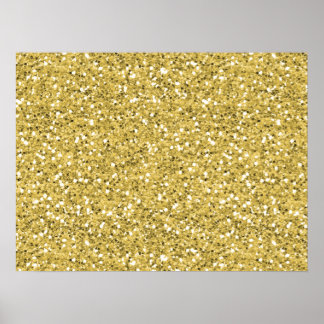 Póster Purpurina Golden Shimmer