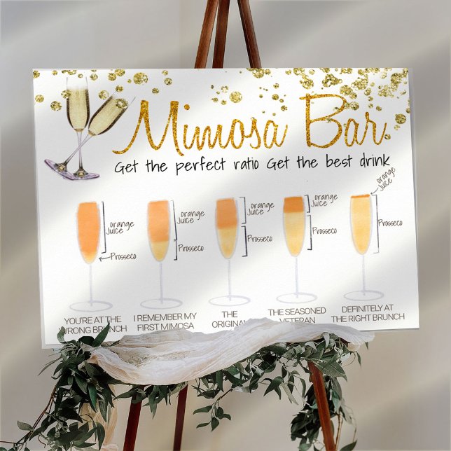 Póster Purpurina Mimosa Bar Bridal brunch Rótulo (Subido por el creador)