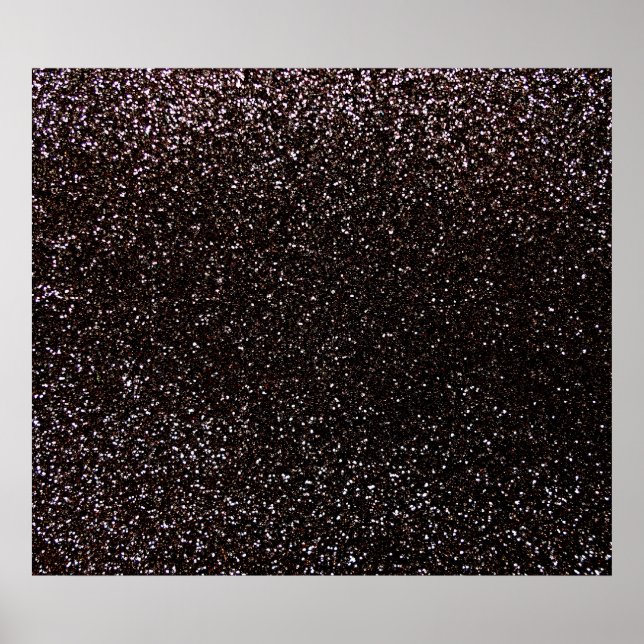 Póster Purpurina negro (Frente)