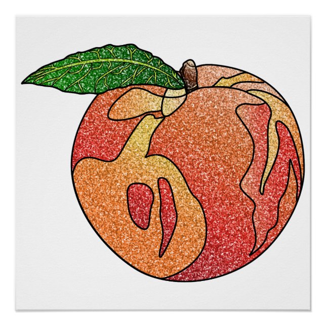 Póster Purpurina Peach (Anverso)