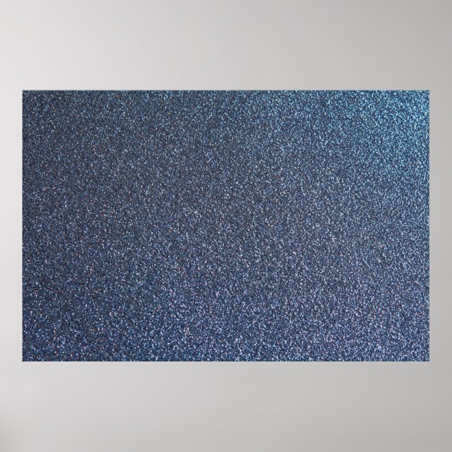 Póster Purpurina plateado de fondo (Frente)