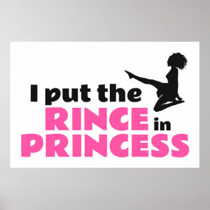 Póster Puse el Rince en la danza irlandesa de la princesa