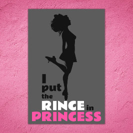 Póster Puse el Rince en la danza irlandesa de la princesa