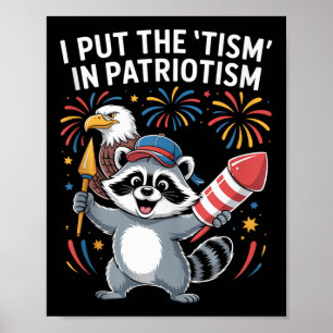 Póster Puse El Tismo En El Patriotismo Atlético Eagle Tan
