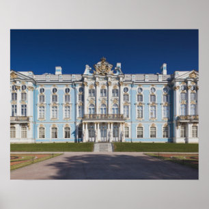 Póster Pushkin-Tsarskoye Selo, Palacio de Catalina