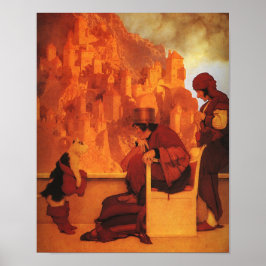 Póster Puss en boots, Maxfield Parrish