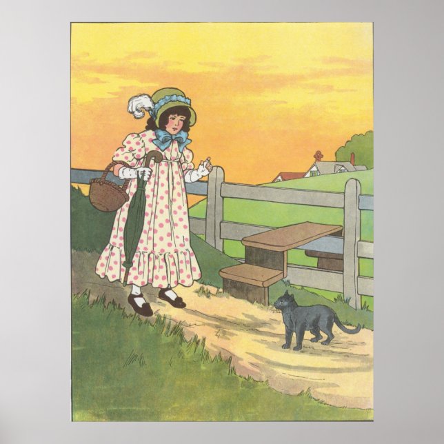 Póster Pussy-cat, pussy-cat, ¿dónde has estado? (Frente)