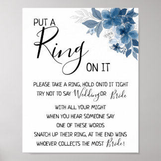 Póster Put a Ring on it eucalyptus greenery