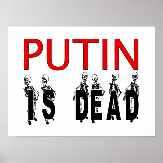 Póster ¡Putin Es Un Poster Muerto! (Frente)