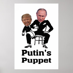 Póster Putin y Marioneta