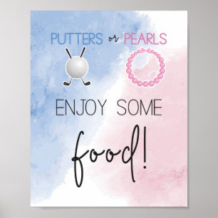 Póster Putters o Pears Disfruta de un cartel de comida