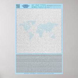 Póster PUZZLE #5: Países - Caóticos