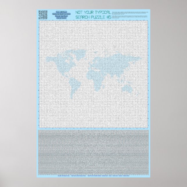 Póster PUZZLE #5: Países - Caóticos (Frente)