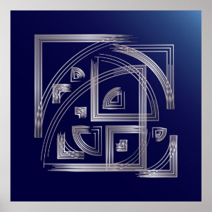 Póster Puzzle de Fibonacci