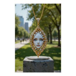 Póster Puzzle Face Pendant