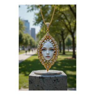 Póster Puzzle Face Pendant