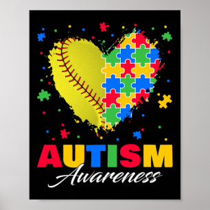 Póster Puzzle Softbyll Ll Heart Autism Conciencia autista