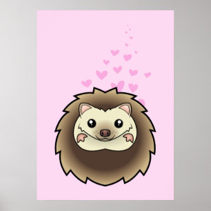 Póster Pygmy Hedgehog Love