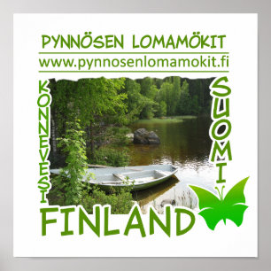 Póster Pynnösen Lomamökit poster