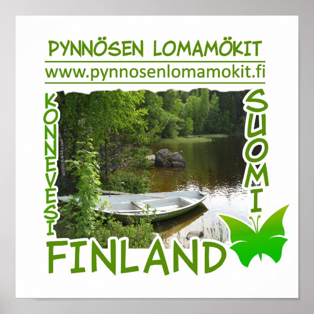 Póster Pynnösen Lomamökit poster (Frente)